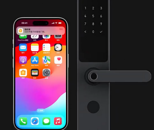 秀洲iPhone维修站分享在iPhone上使用家庭钥匙开启智能门锁 