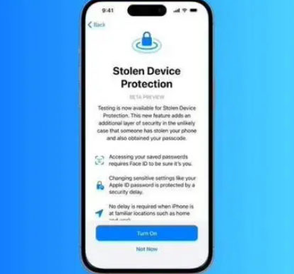 秀洲苹果授权维修店分享被盗设备保护功能开启方法 